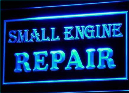 OPEN Small Engine Repair Display Neon Light Sign